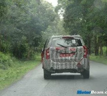 Mahindra XUV500 get ready for LHD markets, caught testing